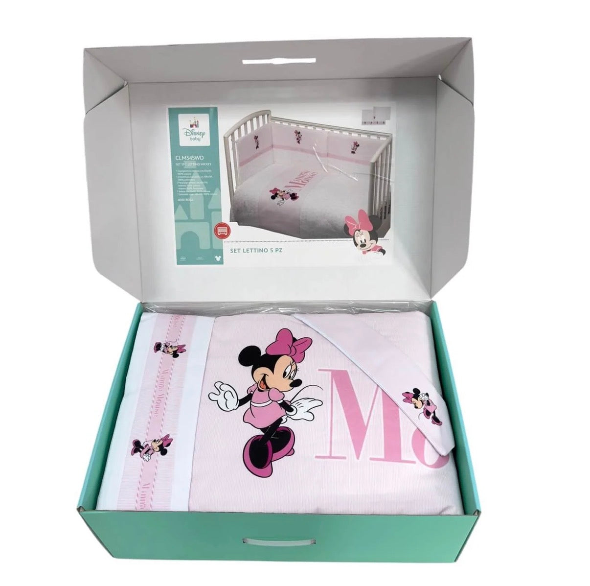 Completo trapunta lettino con paracolpi e lenzuola