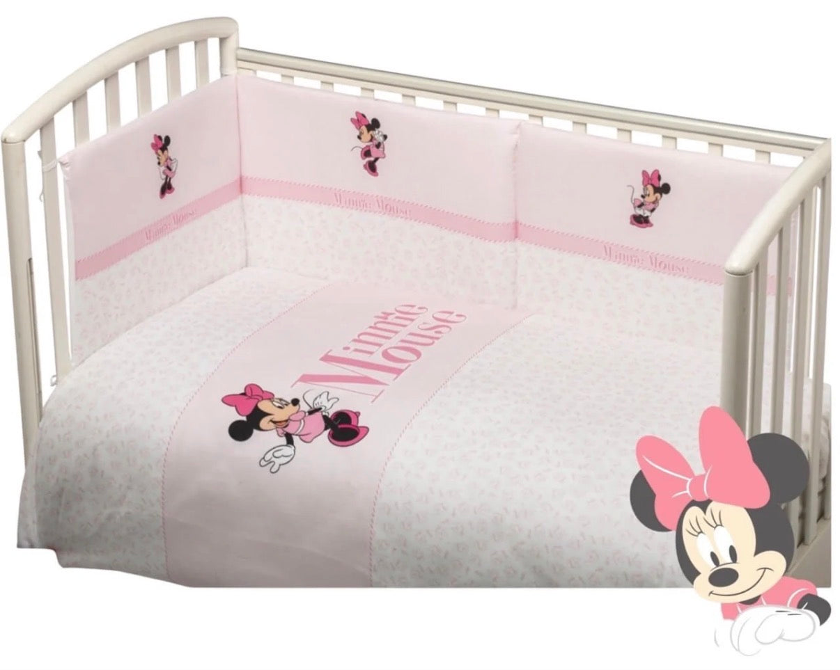 Completo trapunta lettino con paracolpi e lenzuola